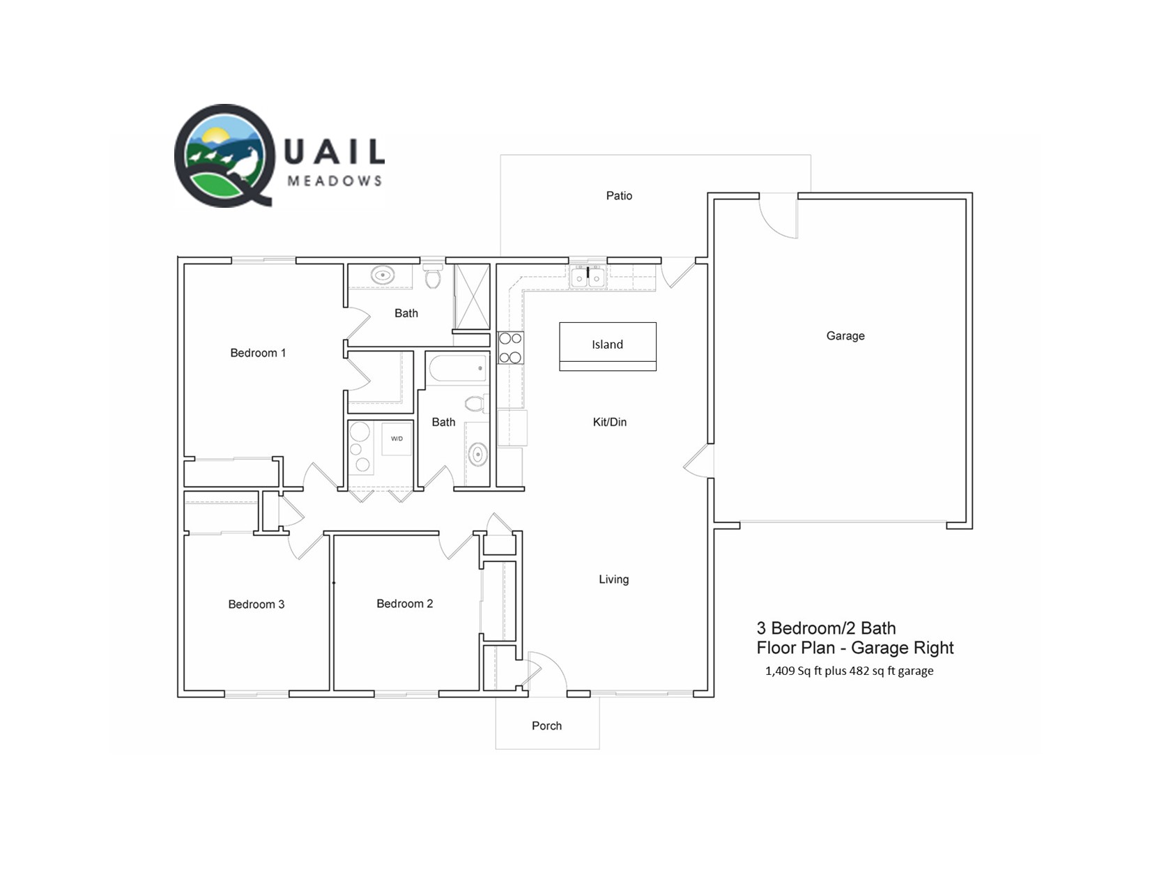 Quail Meadows - New Homes Floor Plan - Kalispell MT